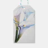ÉTIQUETTES-CADEAU CALLA BLANCHE MENTIONNE DES BALISES CADEAUX (Devant)