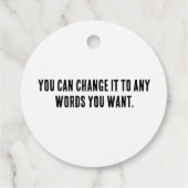 Étiquettes Cadeau Calligraphie-Eau chinoise classique-#001- (Dos)