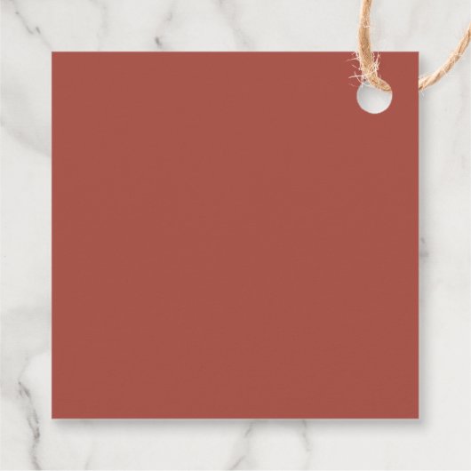 Étiquettes Cadeau Calligraphie Mariage floral gracieux (Dos)