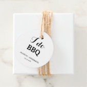 Étiquettes Cadeau Calligraphie moderne je fais du barbecue enterreme (En situation)