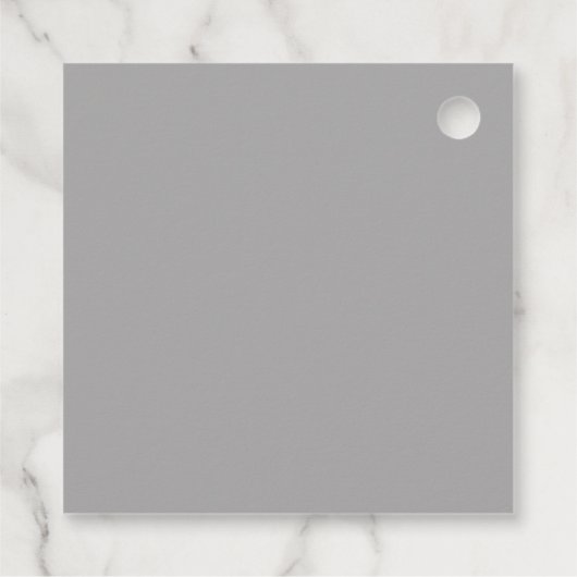 Étiquettes Cadeau Calligraphie monogramme de script classique tendan (Dos)