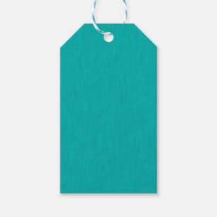 Étiquettes-cadeau Calme & simple Fond texturé turquoise