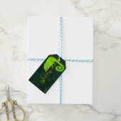 Étiquettes-cadeau Caméléon vert mignon (With Twine)