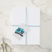 Étiquettes-cadeau Camion Big Brother Monster (Avec de laficelle)