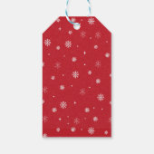 Étiquettes-cadeau Camion de Noël rouge du Labrador jaune (Dos)