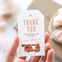 Camion de pompiers Anniversaire 