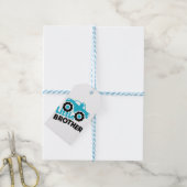 Étiquettes-cadeau Camion Little Brother Monster (Avec de laficelle)