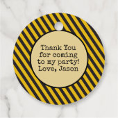 Étiquettes Cadeau Camions de construction | Parti Anniversaire de en (Dos)