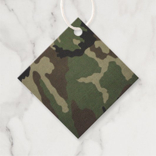 Étiquettes Cadeau Camouflage 1 (Devant)