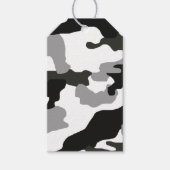 Étiquettes-cadeau Camouflage gris urbain no 15 imprimé (Devant)