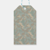 Étiquettes-cadeau Camouflage militaire Imprimer réservoir Armée fête (Dos)