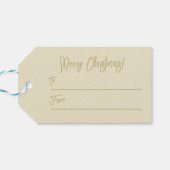 Étiquettes-cadeau Campagne Joyoux Noel (Dos Horizontal)