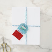 Étiquettes-cadeau Camper de Noël (Avec de laficelle)