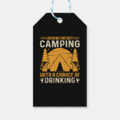 Étiquettes-cadeau Camping et boisson (Dos)
