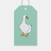 Étiquettes-cadeau Canard à canard blanc (Dos)