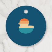 Étiquettes Cadeau Canard de croisière des Caraïbes (Dos)