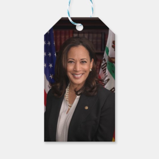 Étiquettes-cadeau Candidat Kamala Harris à la présidence US 2024 (Devant)