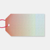 Étiquettes-cadeau Canne aux fruits de fraise (Dos (Horizontal))