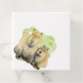 Étiquettes Cadeau Capybara (En situation)