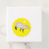 Étiquettes Cadeau Capybara (En situation)