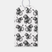 Étiquettes-cadeau Capybara Rockstar (Devant)