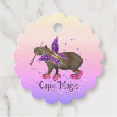 Étiquettes Cadeau Capyfairy (Devant)