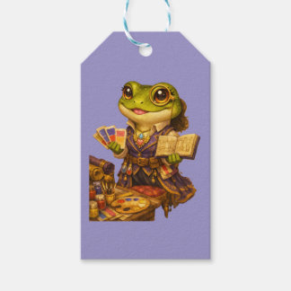 Étiquettes-cadeau Caractère de grenouille créatrice de royaume
