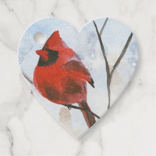 Étiquettes Cadeau Cardinal (Devant)