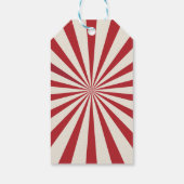 Étiquettes-cadeau Carnaval Budget Cirque Spectacle & Animaux Anniver (Dos)