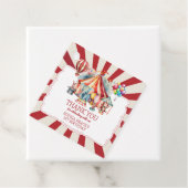 Étiquettes Cadeau Carnaval Budget Cirque Spectacle & Animaux Anniver (En situation)