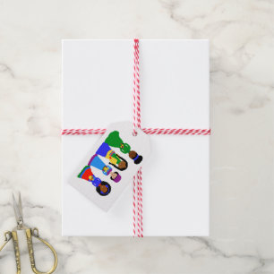 Étiquettes-cadeau Carolers-Filles de Noël
