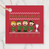 Étiquettes Cadeau Caroling Christmas Sweater Graphic (Devant)