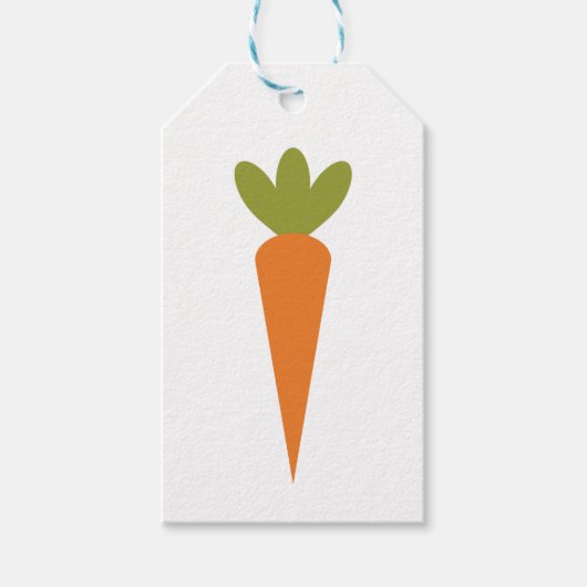 Étiquettes-cadeau Carotte (Devant)