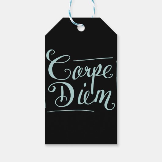 Étiquettes-cadeau Carpe Diem Fancy (Devant)
