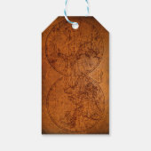 Étiquettes-cadeau Carte antique Classic Vintage Rustique (Dos)