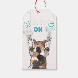 Étiquettes-cadeau Carte cadeau moderne Stay Positive - Be Pawsitive