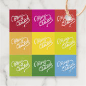 Étiquettes Cadeau Carte de Noël (Dos)