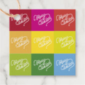 Étiquettes Cadeau Carte de Noël (Devant)