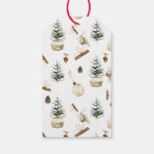 Étiquettes-cadeau Carte de Noël Eucalyptus Acorns (Dos)