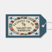 Étiquettes-cadeau Carte de visite d'entreprise de couture / patchwor (Devant (Horizontal))