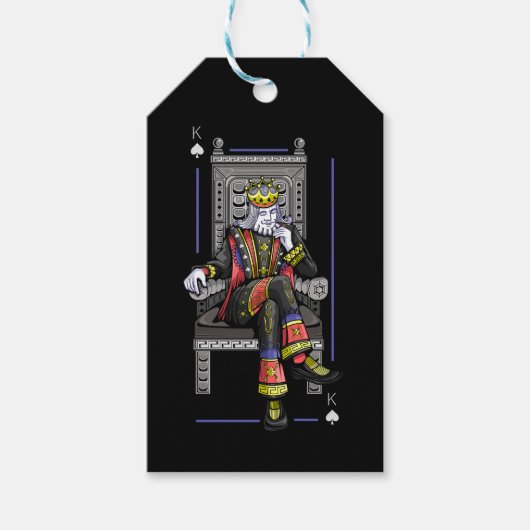 Étiquettes-cadeau Carte King (Devant)