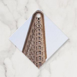Étiquettes Cadeau Carte postale du bâtiment Flatiron