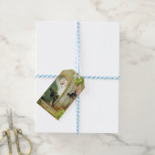 Étiquettes-cadeau Carte postale pour bébé, chat et chaton (With Twine)