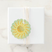 Étiquettes Cadeau Carte Sunshine Design Favoriser (En situation)