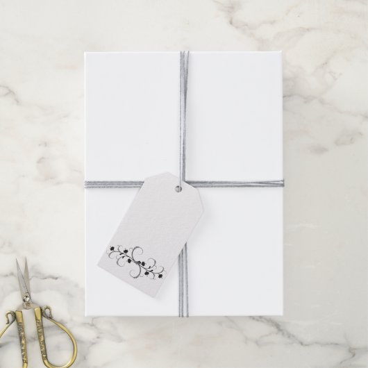 Étiquettes-cadeau Cartes d'affichage florales pour do-it-yourself (Avec de la ficelle)