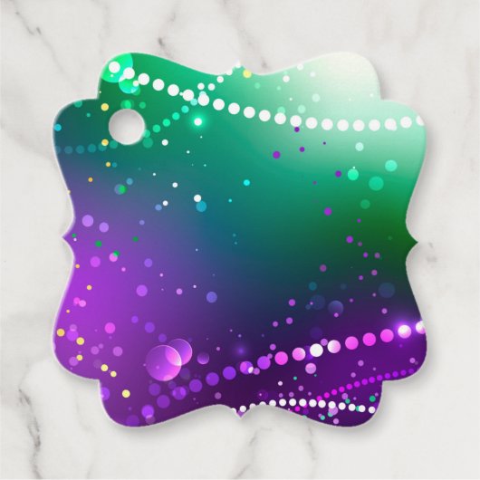 Étiquettes Cadeau Carthagène Solive Purple (Devant)