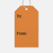 Étiquettes-cadeau Cascade automnale et Creek Pennsylvania Nature (Dos)