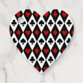 Étiquettes Cadeau Casino de jeu Blackjack Card Player Las Vegas (Devant)