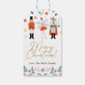 Étiquettes-cadeau Casse-noisette moderne de Noël (Dos)
