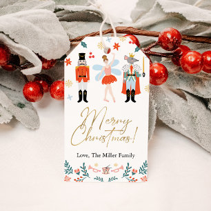 Étiquettes-cadeau Casse-Noisette Moderne Noël Fêtes